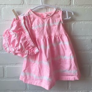 Baby Fun Tie-Dye Pink Top & Matching Bloomers 3 month Carter’s